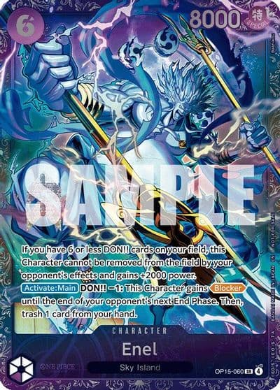 Enel Treasure Cup May 2026 One Piece Promotion Cards One Piece card