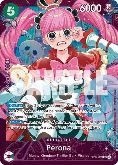 Perona Extra Grand Battle for Stores 2026 One Piece Promotion Cards One Piece card