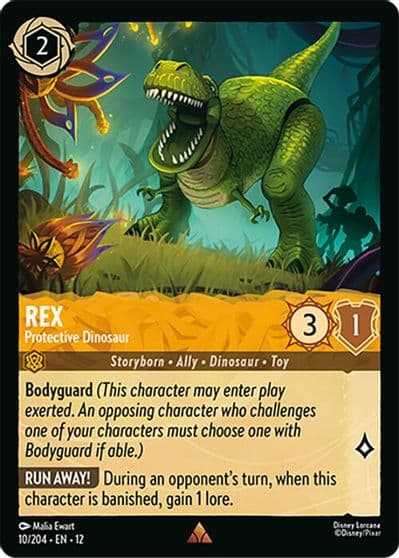 Rex Protective Dinosaur Wilds Unknown Lorcana card