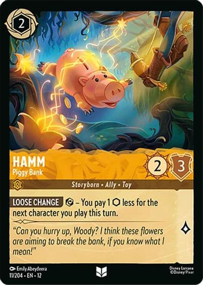 Hamm Piggy Bank Wilds Unknown Lorcana card