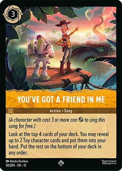 Youve Got a Friend in Me Wilds Unknown Lorcana card
