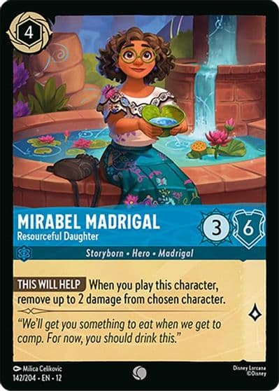 Mirabel Madrigal Resourceful Daughter Wilds Unknown Lorcana card