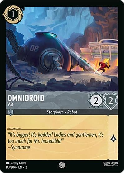 Omnidroid V8 Wilds Unknown Lorcana card