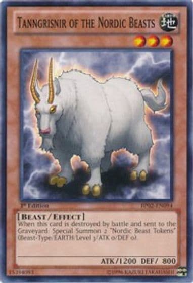 Tanngrisnir of the Nordic Beasts Battle Pack 2: War of the Giants Yu-Gi-Oh! card