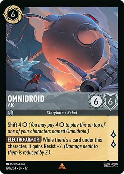 Omnidroid V10 Wilds Unknown Lorcana card