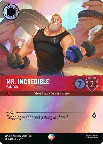 Mr Incredible Bob Parr Epic Wilds Unknown Lorcana card