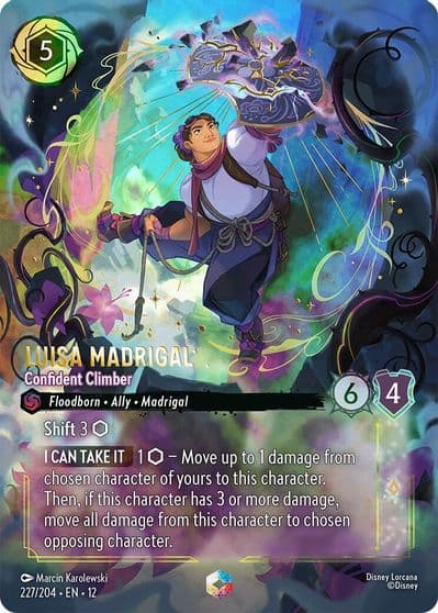 Luisa Madrigal Confident Climber Enchanted Wilds Unknown Lorcana card