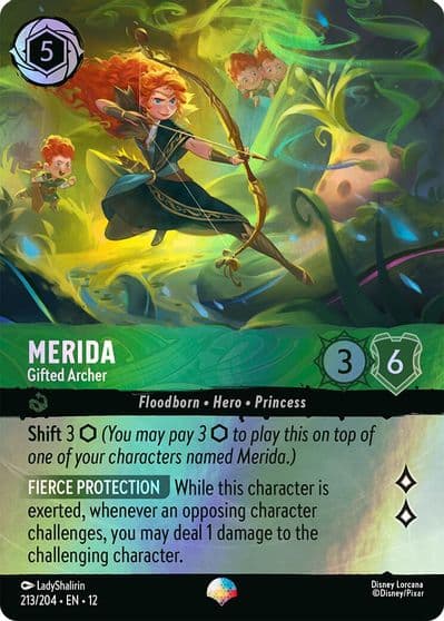 Merida Gifted Archer Epic Wilds Unknown Lorcana card