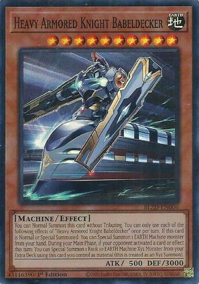 Heavy Armored Knight Babeldecker Blazing Dominion Yu-Gi-Oh! card