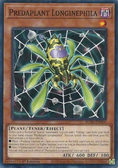Predaplant Longinephila Blazing Dominion Yu-Gi-Oh! card