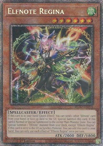Elfnote Regina Starlight Rare Blazing Dominion Yu-Gi-Oh! card