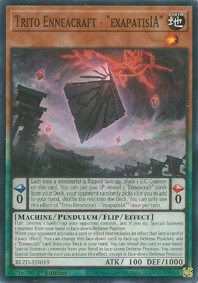 Trito Enneacraft exapatisIA Blazing Dominion Yu-Gi-Oh! card