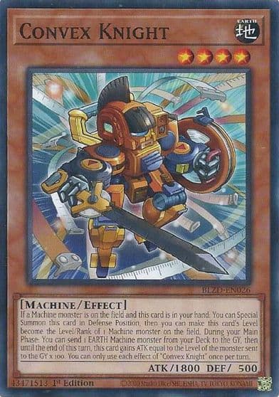 Convex Knight Blazing Dominion Yu-Gi-Oh! card