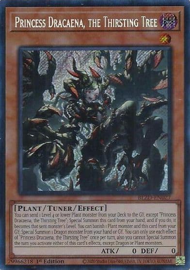Princess Dracaena the Thirsting Tree Blazing Dominion Yu-Gi-Oh! card