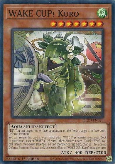 WAKE CUP Kuro Blazing Dominion Yu-Gi-Oh! card