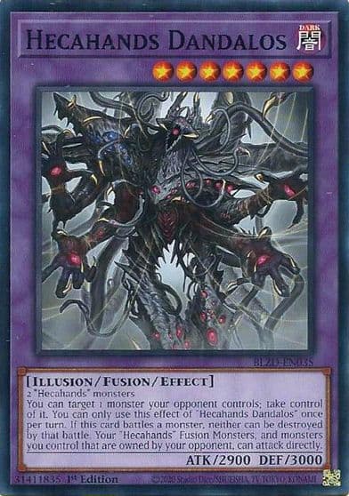 Hecahands Dandalos Blazing Dominion Yu-Gi-Oh! card