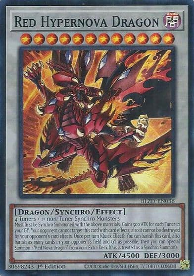 Red Hypernova Dragon Blazing Dominion Yu-Gi-Oh! card