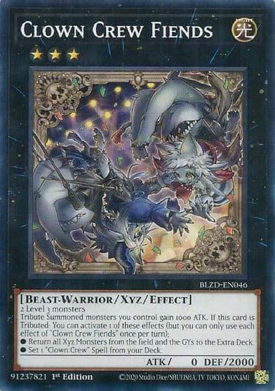 Clown Crew Fiends Blazing Dominion Yu-Gi-Oh! card