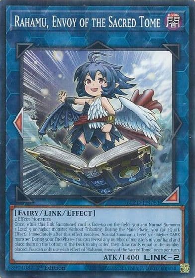 Rahamu Envoy of the Sacred Tome Blazing Dominion Yu-Gi-Oh! card