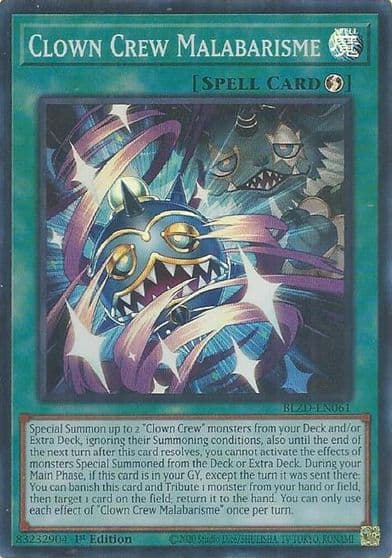 Clown Crew Malabarisme Blazing Dominion Yu-Gi-Oh! card