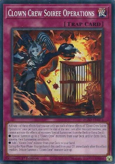 Clown Crew Soiree Operations Blazing Dominion Yu-Gi-Oh! card