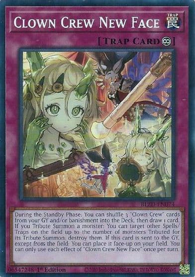 Clown Crew New Face Blazing Dominion Yu-Gi-Oh! card