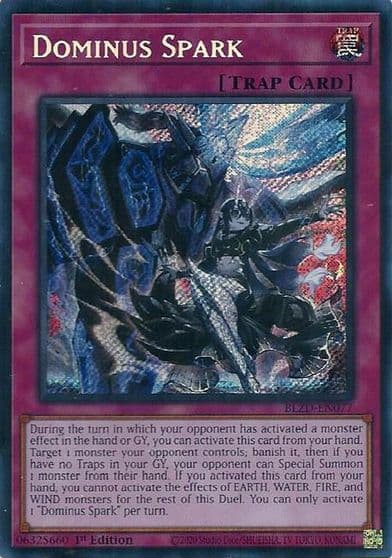 Dominus Spark Blazing Dominion Yu-Gi-Oh! card