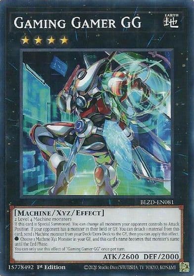 Gaming Gamer GG Blazing Dominion Yu-Gi-Oh! card