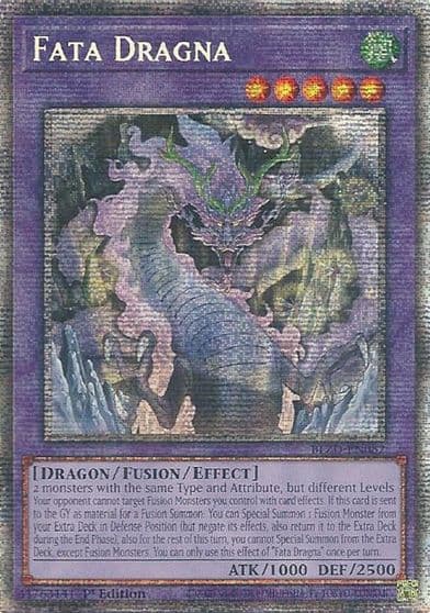 Fata Dragna Starlight Rare Blazing Dominion Yu-Gi-Oh! card