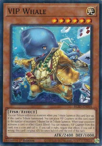 VIP Whale Blazing Dominion Yu-Gi-Oh! card