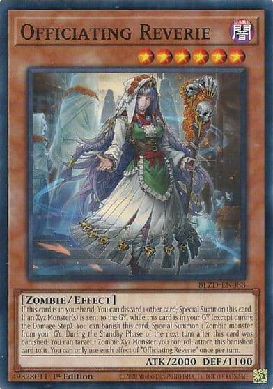 Officiating Reverie Blazing Dominion Yu-Gi-Oh! card
