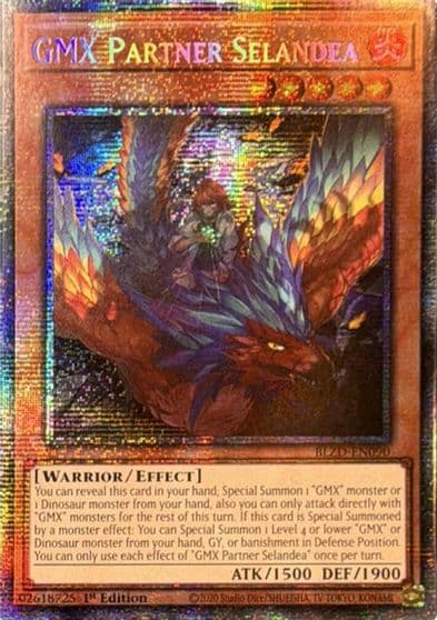 GMX Partner Selandea Starlight Rare Blazing Dominion Yu-Gi-Oh! card