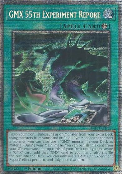 GMX 55th Experiment Report Starlight Rare Blazing Dominion Yu-Gi-Oh! card