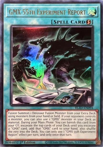 GMX 55th Experiment Report Blazing Dominion Yu-Gi-Oh! card