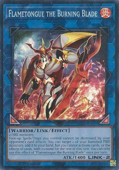Flametongue the Burning Blade Blazing Dominion Yu-Gi-Oh! card