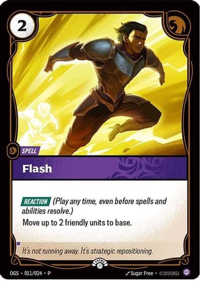 Flash Riftbound Organized Play Promotional Cards Riftbound card