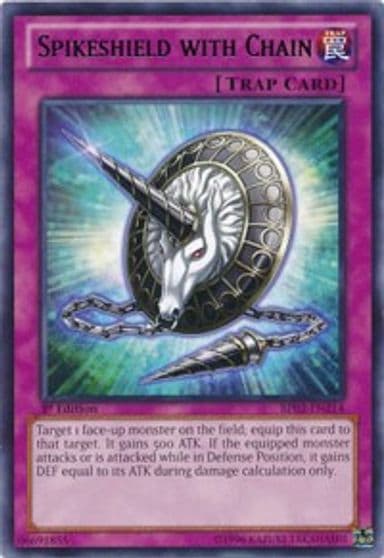 Spikeshield with Chain Battle Pack 2: War of the Giants Yu-Gi-Oh! card