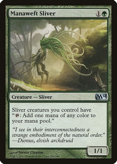 Manaweft Sliver Magic 2014 (M14) Magic card