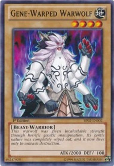 Gene Warped Warwolf Battle Pack 2: War of the Giants Yu-Gi-Oh! card