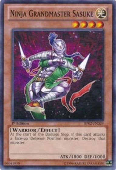 Ninja Grandmaster Sasuke Battle Pack 2: War of the Giants Yu-Gi-Oh! card