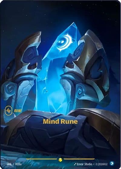 Mind Rune R03a Unleashed Riftbound card