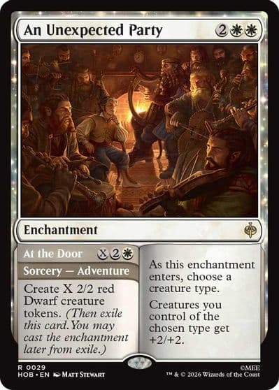 An Unexpected Party The Hobbit Magic card