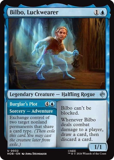 Bilbo Luckwearer The Hobbit Magic card