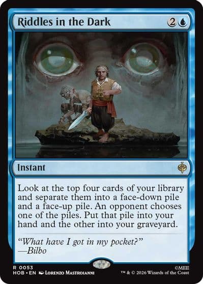 Riddles in the Dark The Hobbit Magic card
