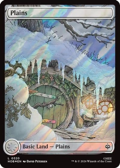 Plains 0320 Surge Foil The Hobbit Magic card