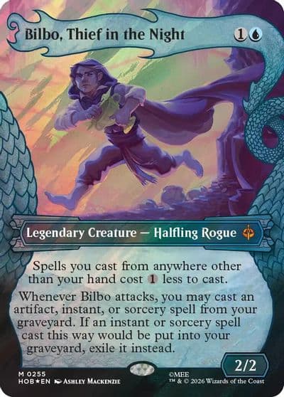 Bilbo Thief in the Night Showcase Surge Foil The Hobbit Magic card