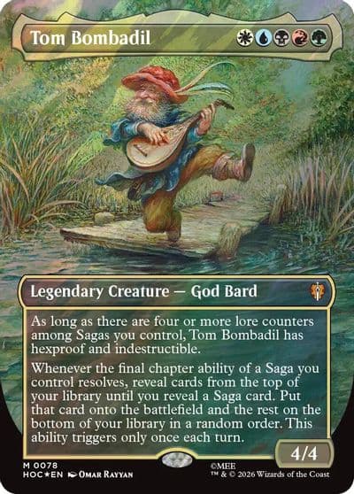 Tom Bombadil Borderless Surge Foil The Hobbit: Eternal-Legal Magic card