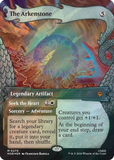 The Arkenstone Showcase Surge Foil The Hobbit Magic card