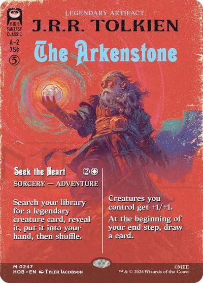 The Arkenstone Borderless The Hobbit Magic card