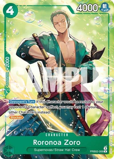 Roronoa Zoro Welcome Pack 2026 Vol1 One Piece Promotion Cards One Piece card